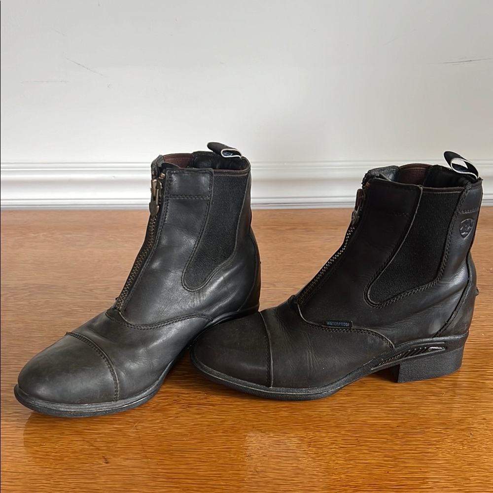 ARIAT Devon paddock boot waterproof Black Leather Ankle Boots